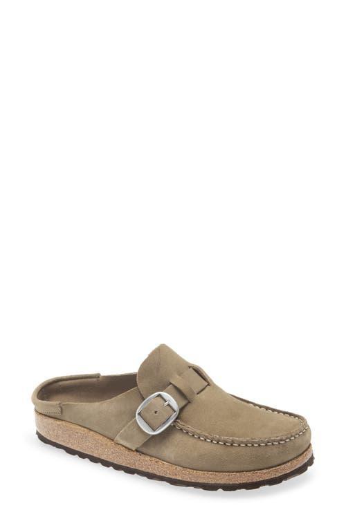 Birkenstock Womens Buckley Suede Buckle Clogs Product Image