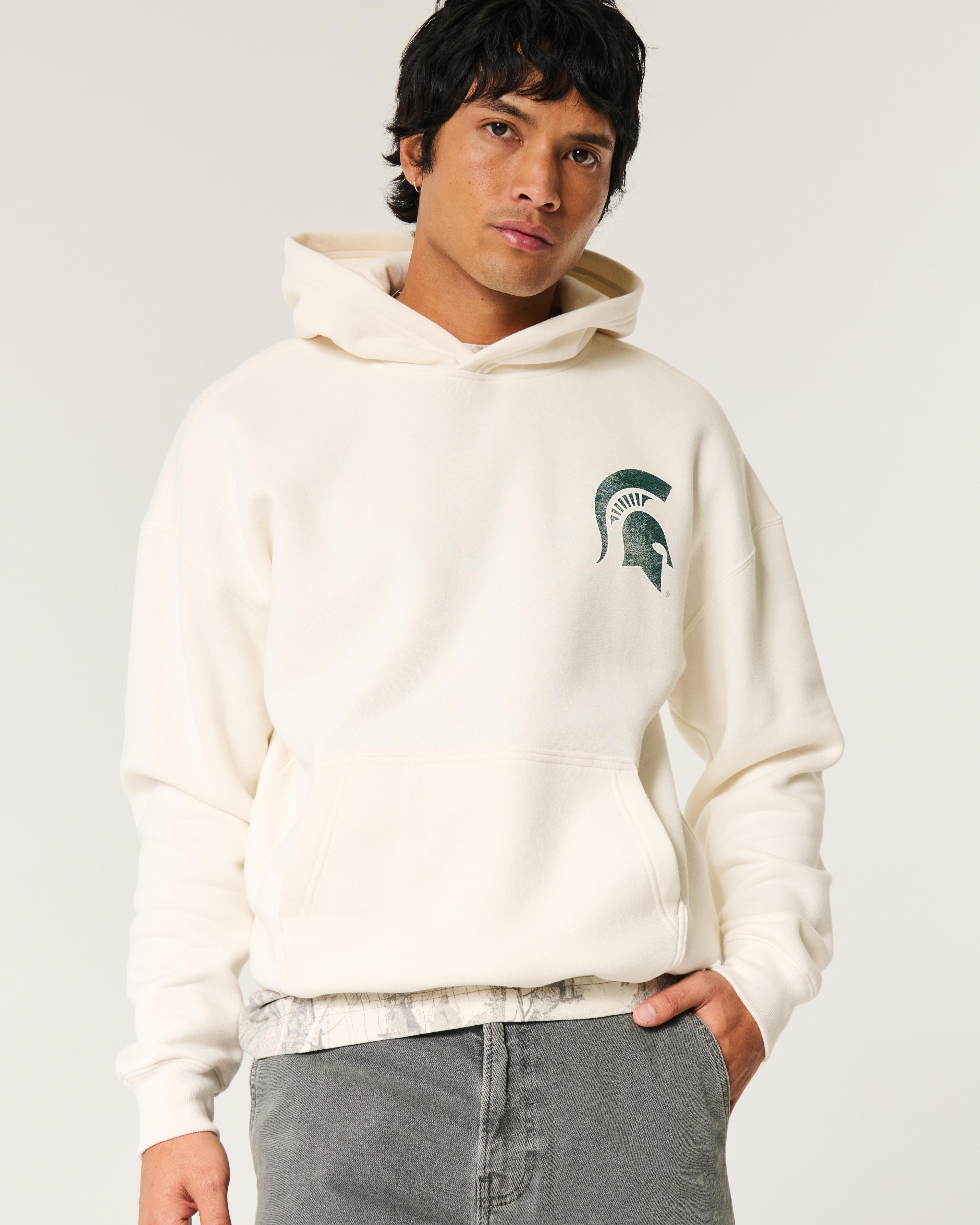 Boxy Ohio State Buckeyes Graphic Hoodie Product Image