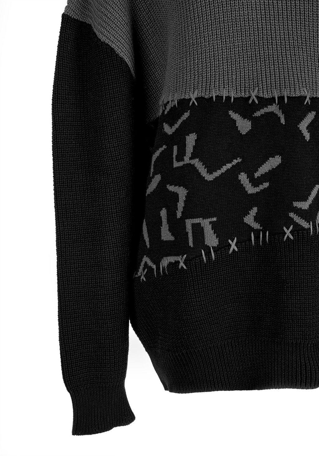 Abstract Longline Sweater Product Image