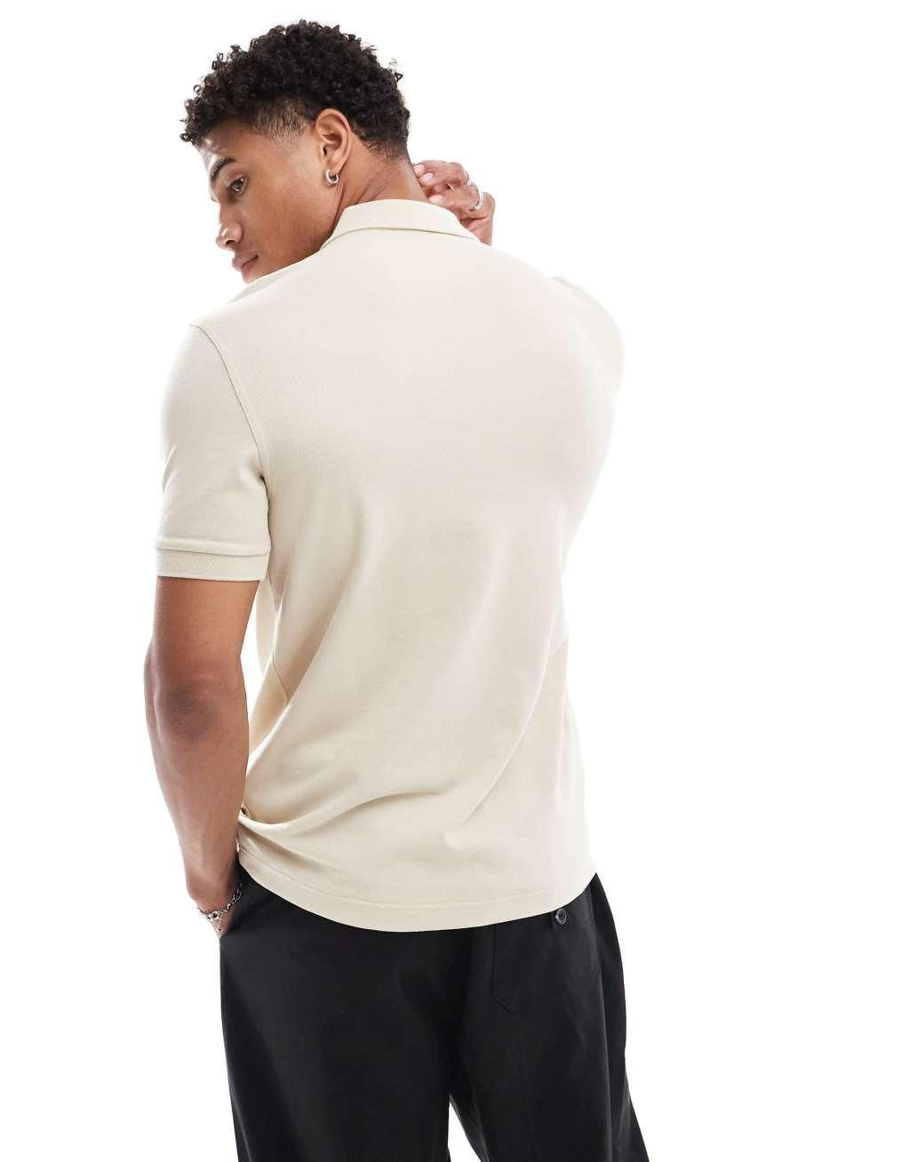 Fred Perry polo shirt in light beige Product Image