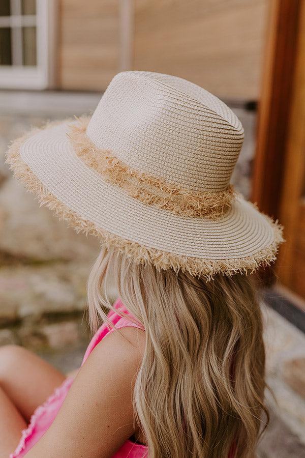 Coastal Dreams Raffia Woven Hat in Natural Product Image