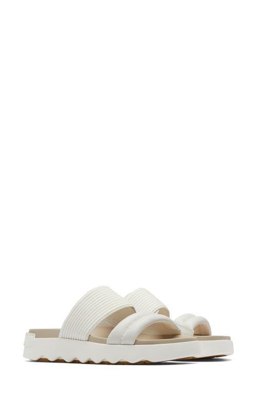 SOREL Viibe Slide (Sea Salt/Dark Stone) Women's Shoes Product Image