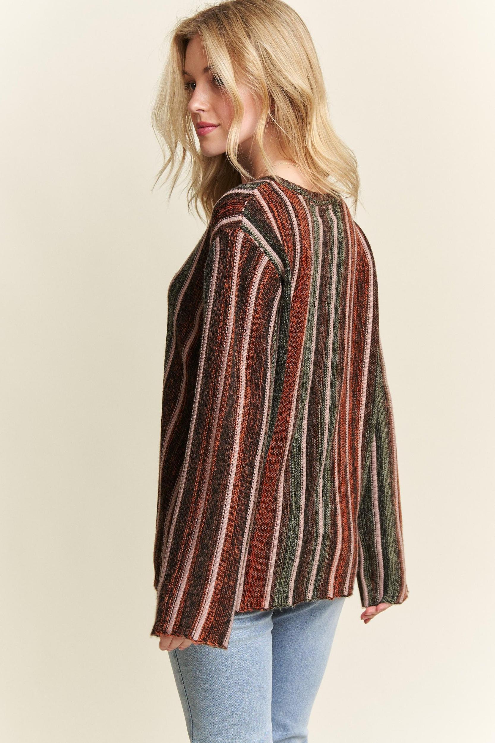 Vertical Stripe Sweater Product Image