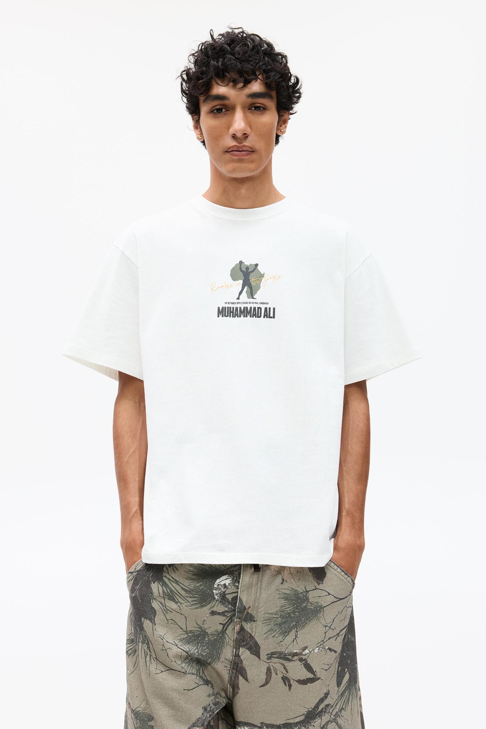 Muhammad Ali white T-shirt Product Image