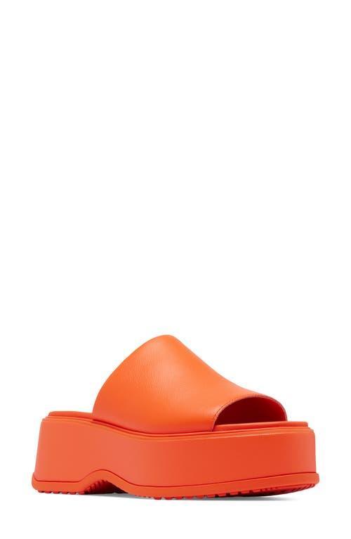 Dayspring Leather Platform Slide Sandals Product Image