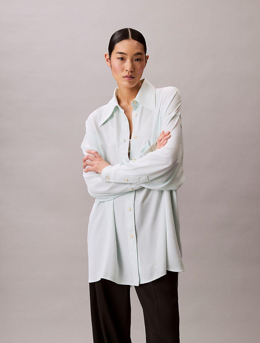 Gauze Button-Down Shirt Product Image