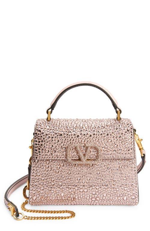 Womens VSling Mini Top Handle Handbag With Sparkling Embroidery Product Image