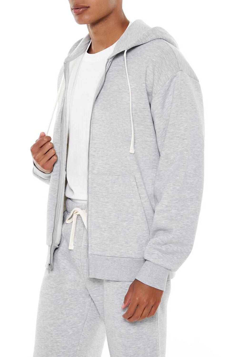 Fleece Zip-Up Hoodie | Forever 21 Product Image