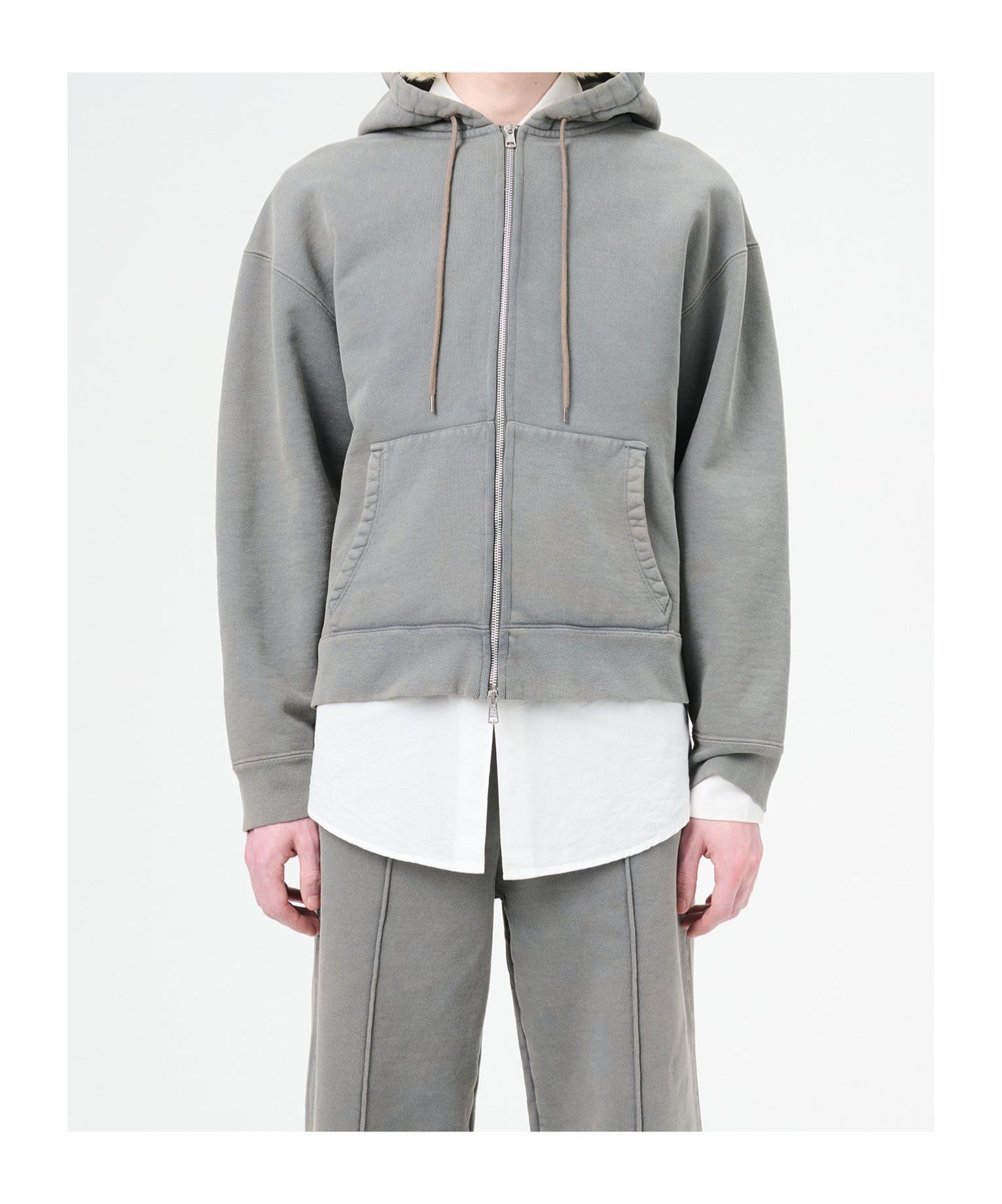 OUR LEGACY Hooded Sweater In Gray Product Image