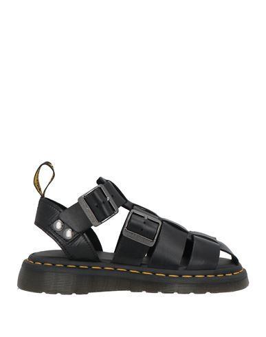 DR. MARTENS' Dr. Martens Woman Sandals Black Size 7 Leather Product Image