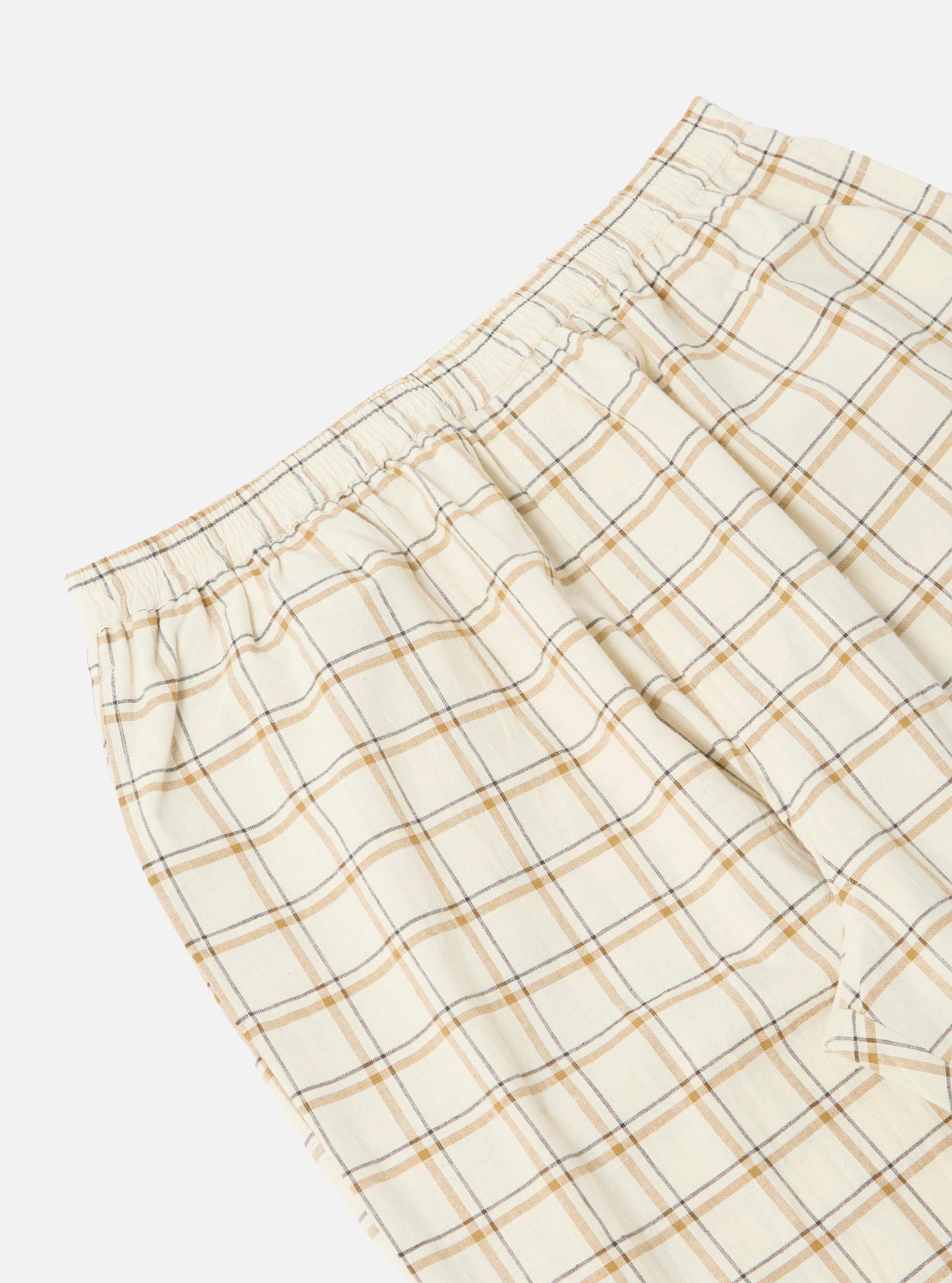 Pyjama Pant in Ecru PJ Plaid Product Image