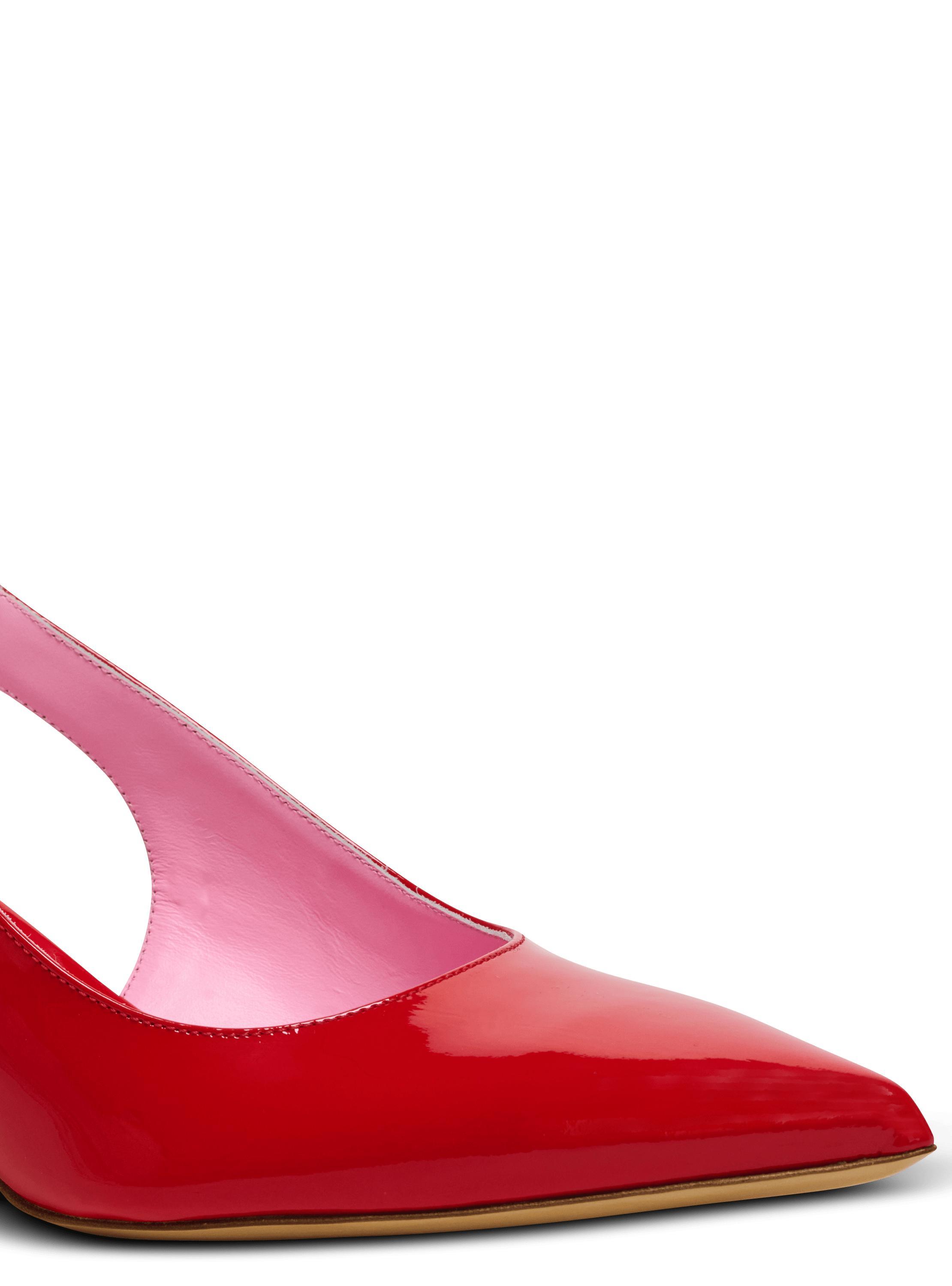 Eva kitten slingbacks in patent leather Product Image