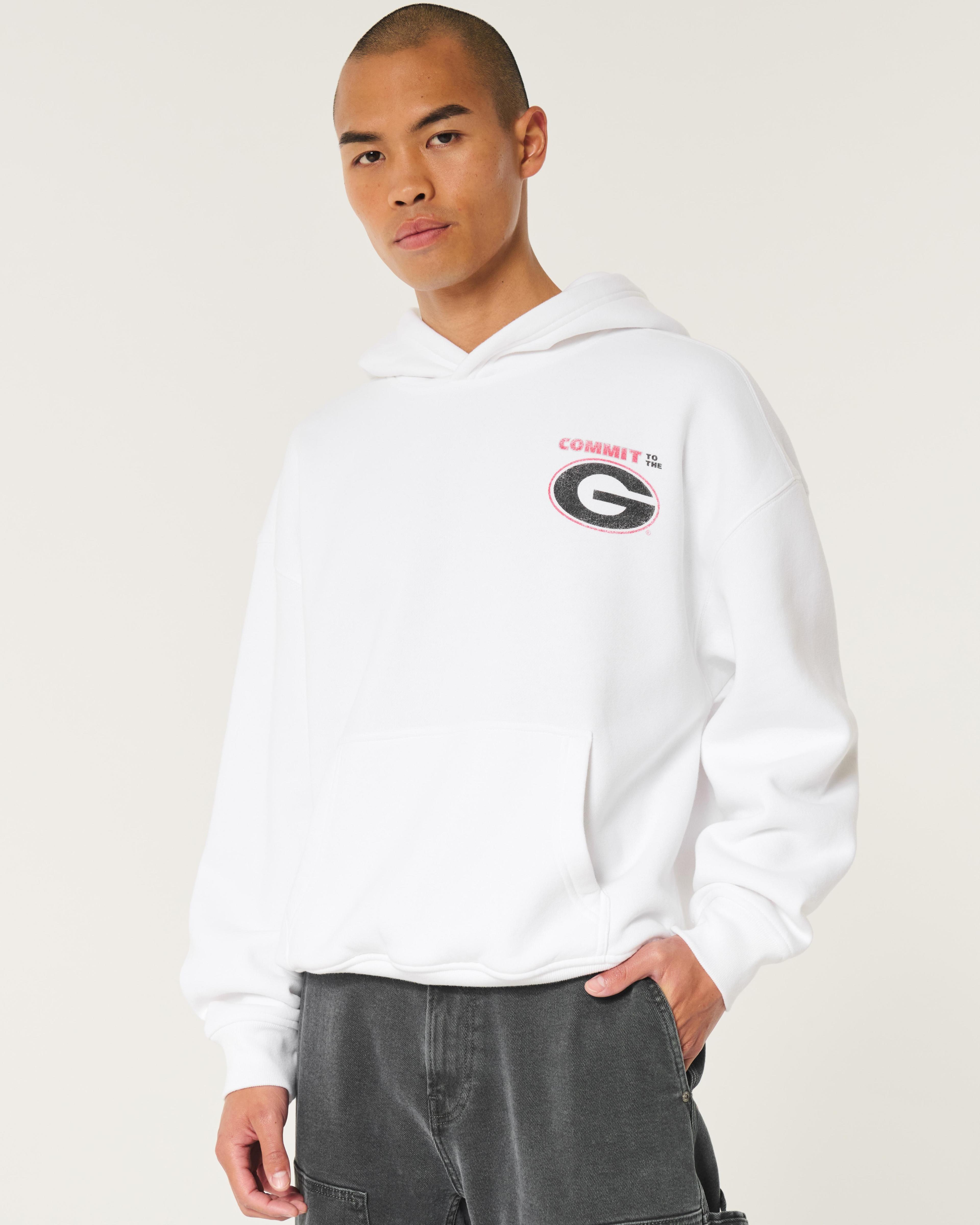 Boxy Ohio State Buckeyes Graphic Hoodie Product Image