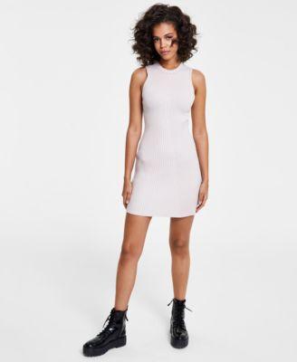 Guess Womens Allie Ribbed Sleeveless Sweater Dress Product Image