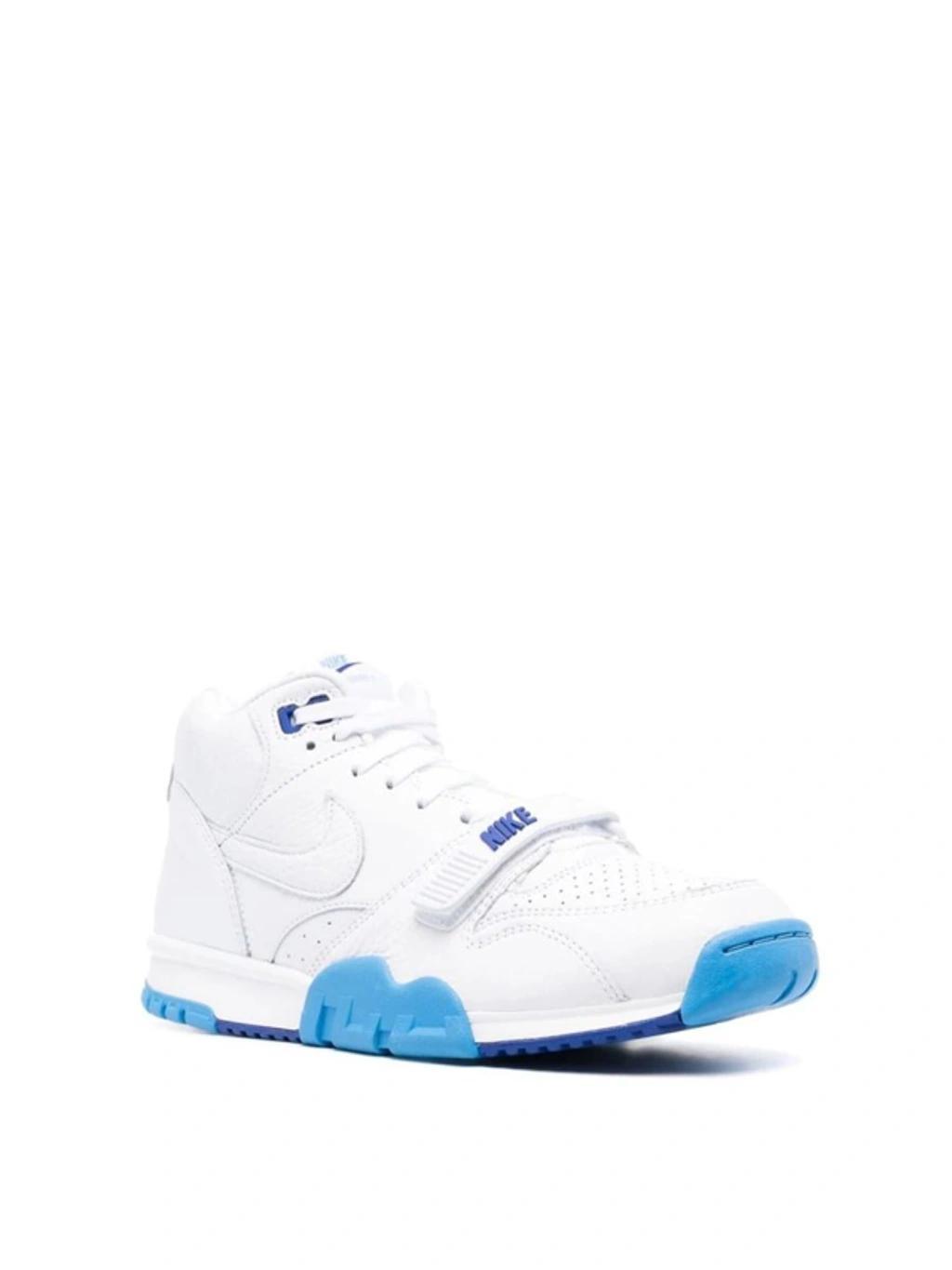 NIKE Air Trainer 1 High-top Sneakers In White Product Image