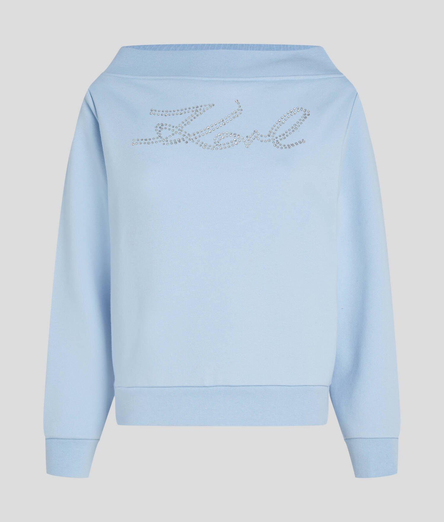 KARL SIGNATURE RHINESTONE SWEATSHIRT Product Image