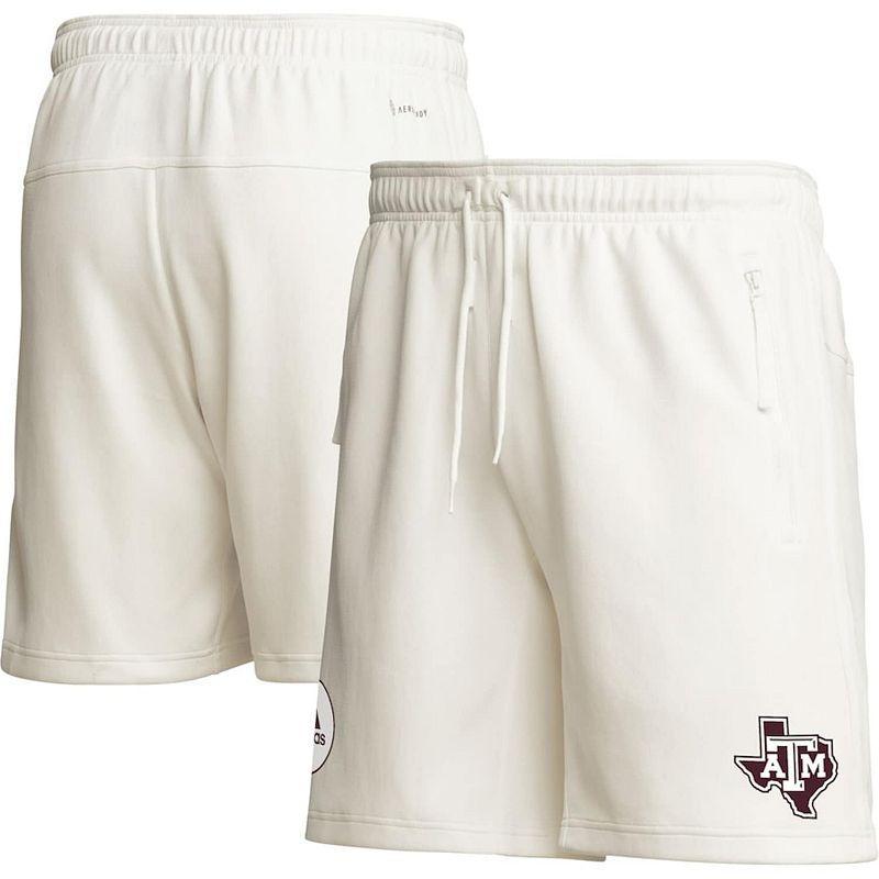 Mens adidas Cream Texas A&M Aggies Zero Dye AEROREADY Shorts Product Image