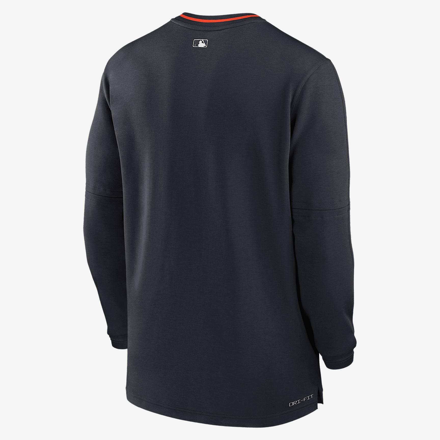 Chicago Cubs Authentic Collection Nike Mens Dri-FIT MLB 1/2-Zip Long-Sleeve Top | 014G199NEJ-2G4 Product Image