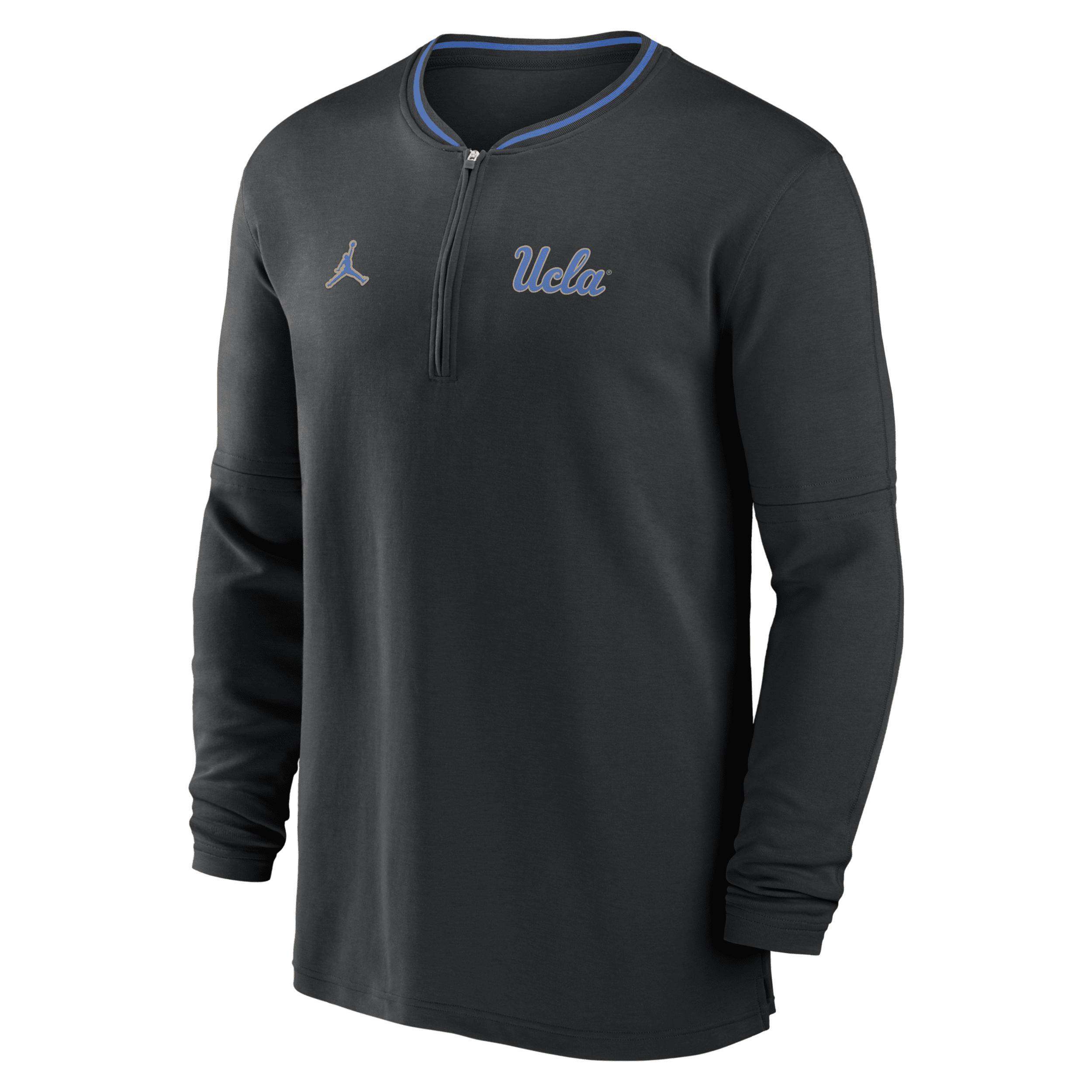 Los Angeles Angels Authentic Collection Game Time Nike Men's Dri-FIT MLB 1/2-Zip Long-Sleeve Top Product Image