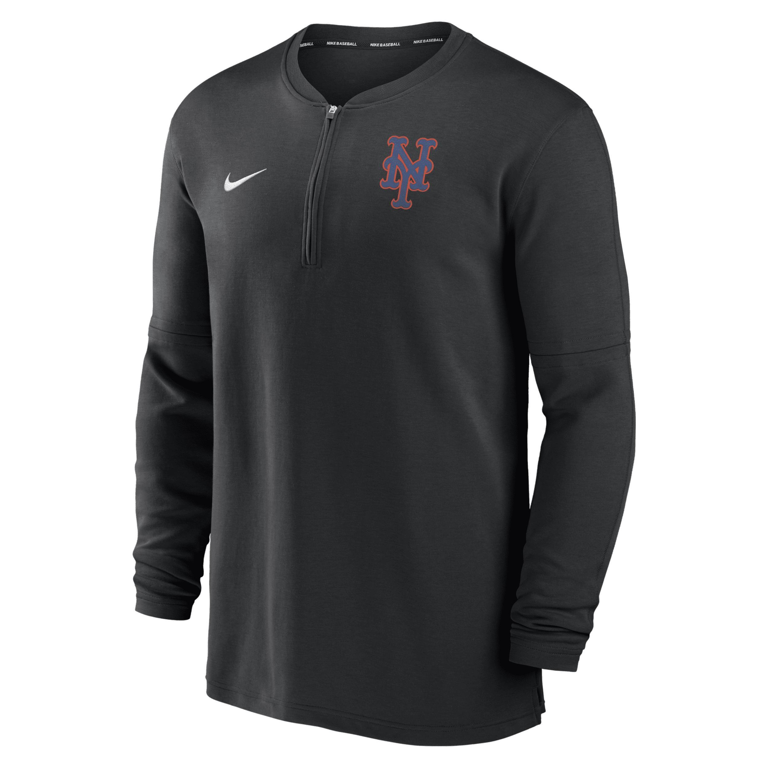 Men's Nike Anthracite Florida State Seminoles 2024 Sideline Coach Performance Half-Zip Long Sleeve Top, Size: Large, Grey Product Image