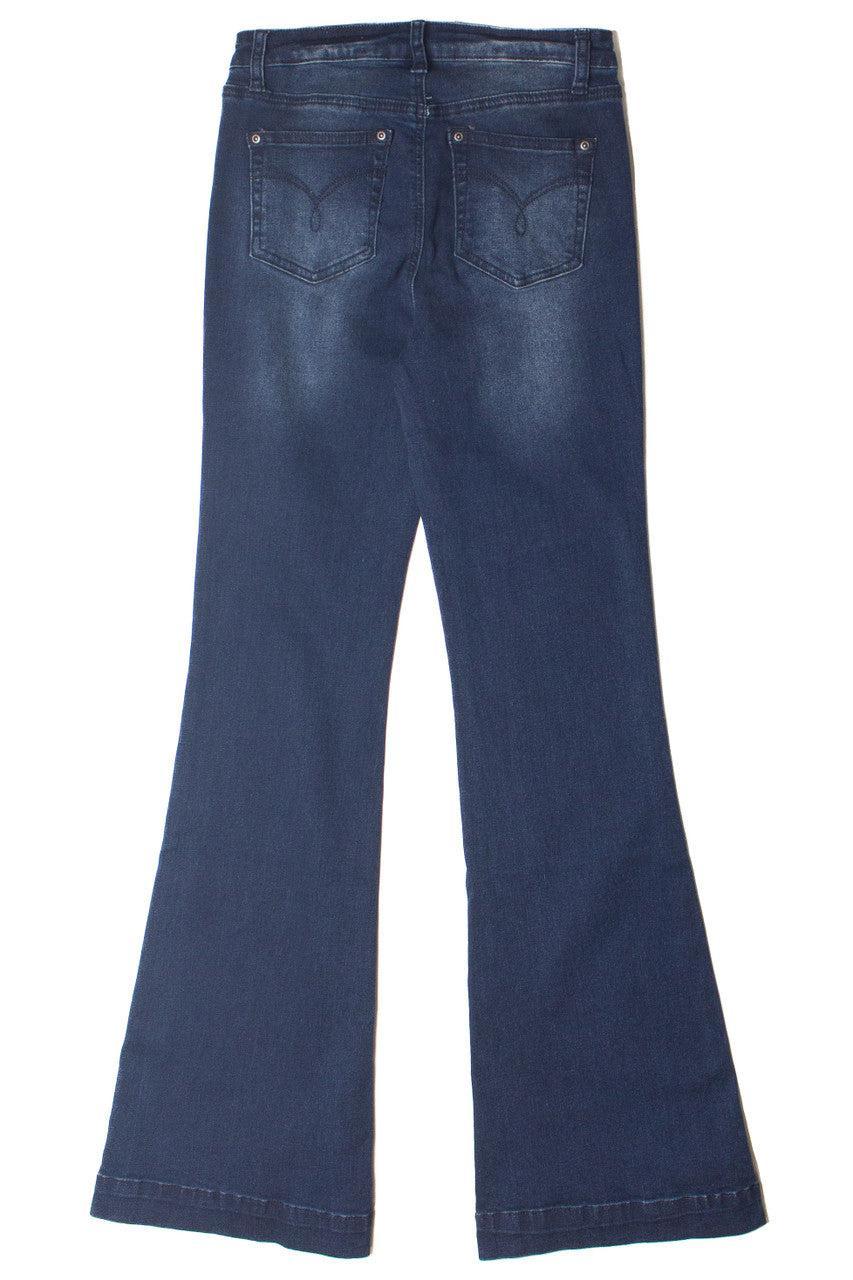 Mid Rise Flare Jeans Product Image