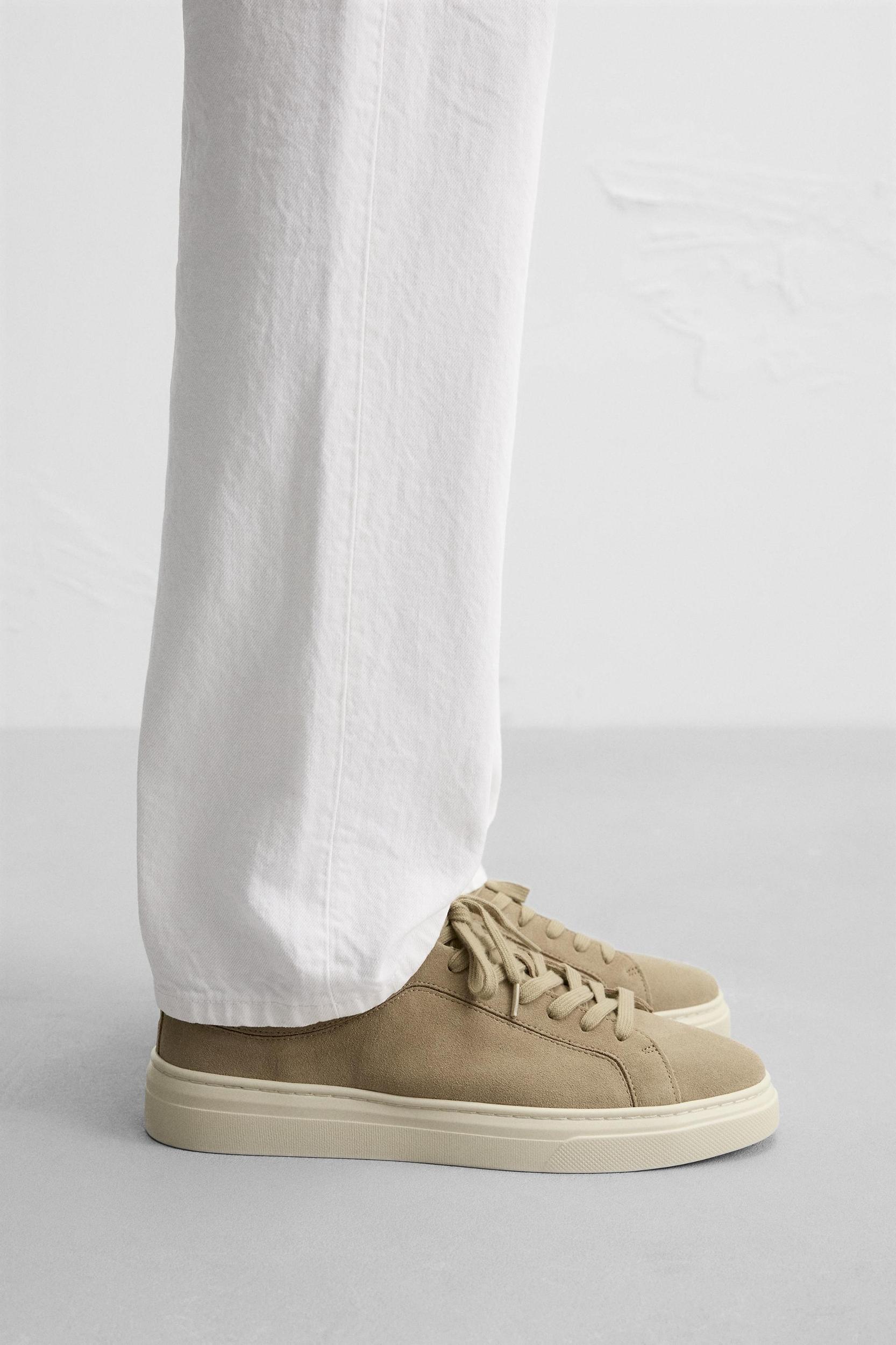 LEATHER SNEAKERS Product Image