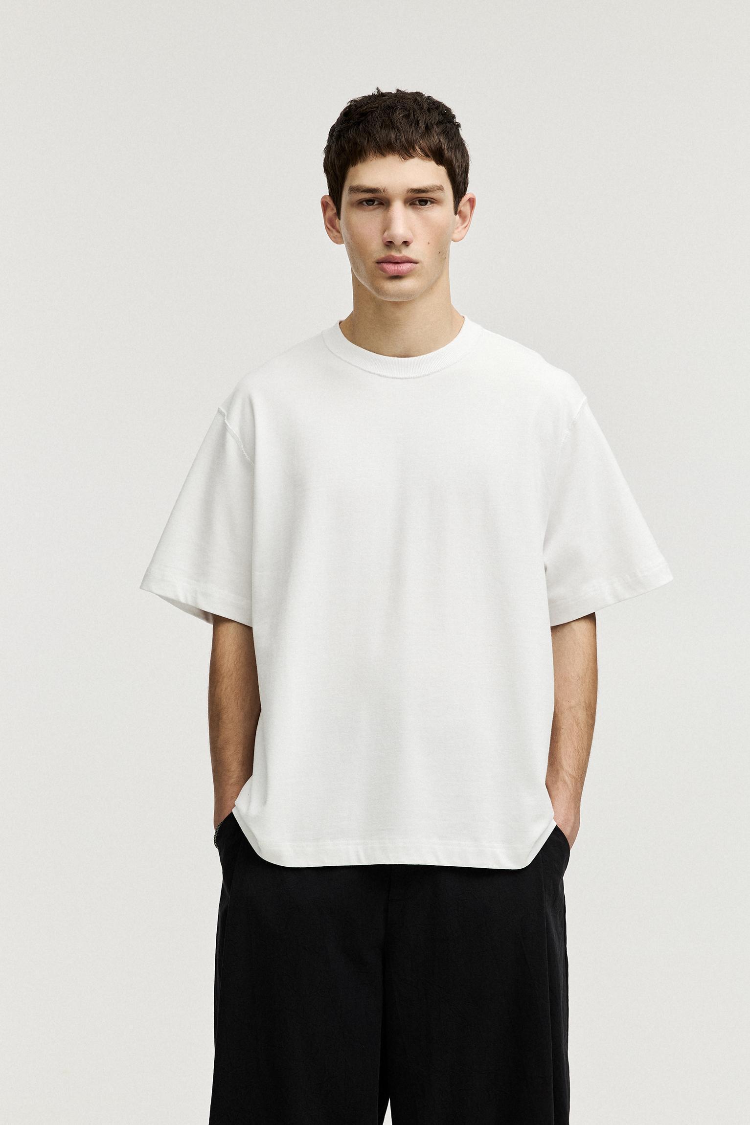 Soft-touch boxy-fit T-shirt Product Image