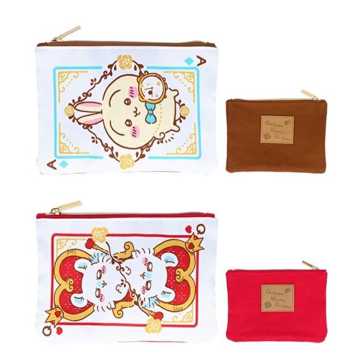 Chiikawa Rapier Woven Flat Makeup Pouch Product Image