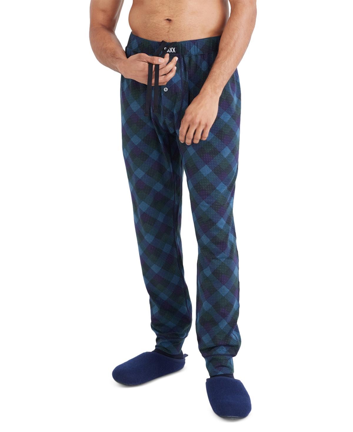 Saxx Mens Four-Way Stretch Cooling Tech Plaid Pajama Pants Product Image