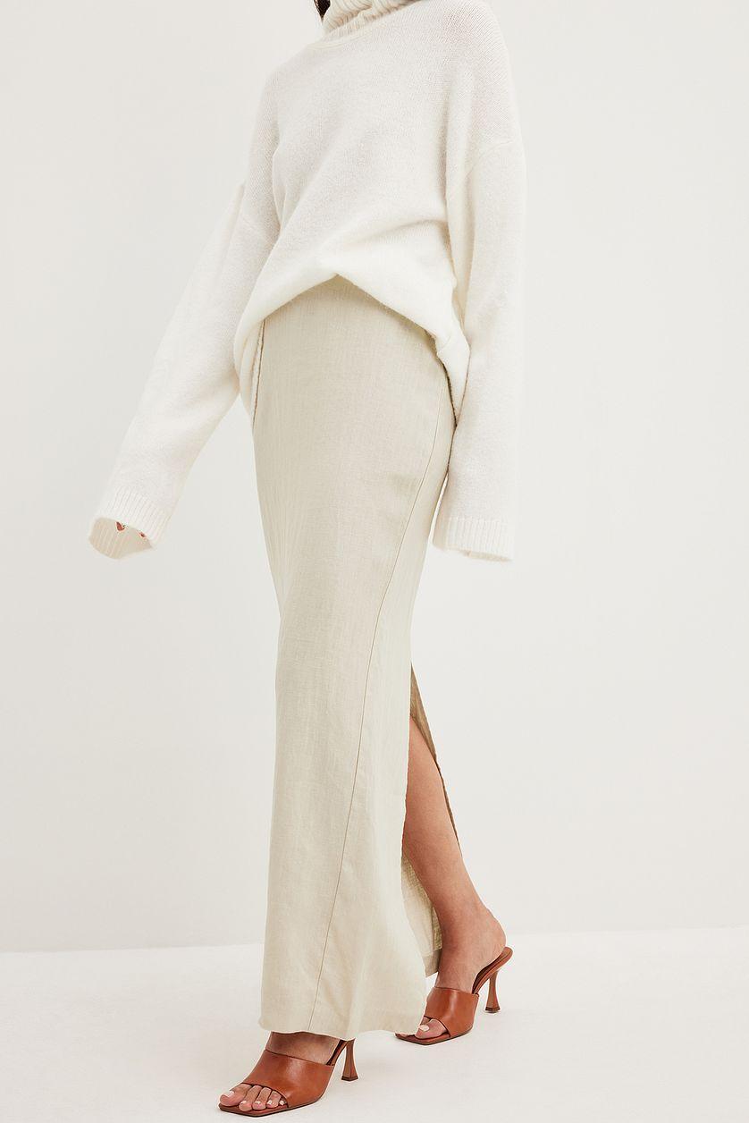 Linen Maxi Skirt Product Image