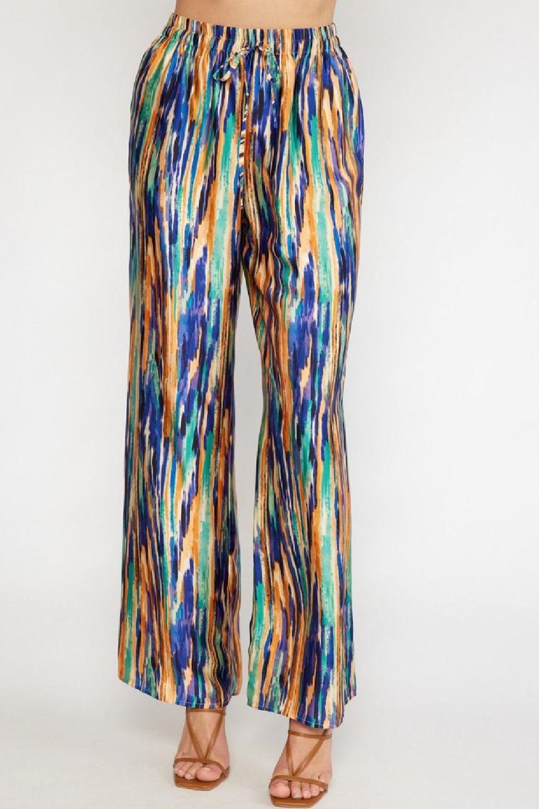 Printed Highwaisted Pants Product Image