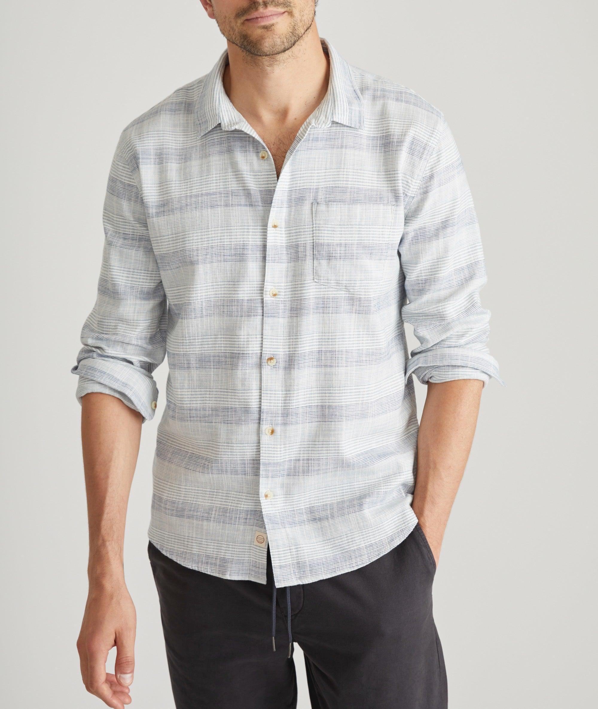 Stretch Selvage Long Sleeve Shirt Product Image