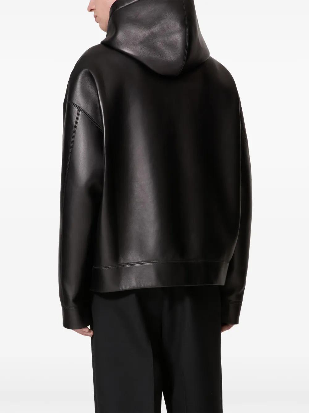 leather lining jacket  Product Image