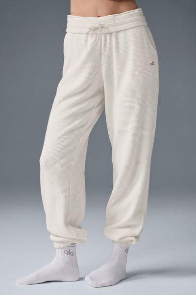 Waffle Weekend Escape Jogger - Ivory Product Image