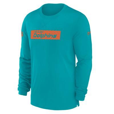 Miami Dolphins Sideline Player Team Issue Men’s Nike Men's Dri-FIT Long-Sleeve Top Product Image