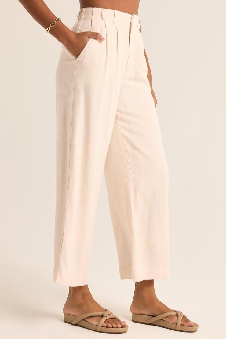 Farah Linen Pant - Sandstone Product Image
