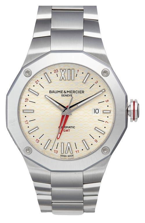 Mens Riviera Stainless Steel Bracelet Watch Product Image