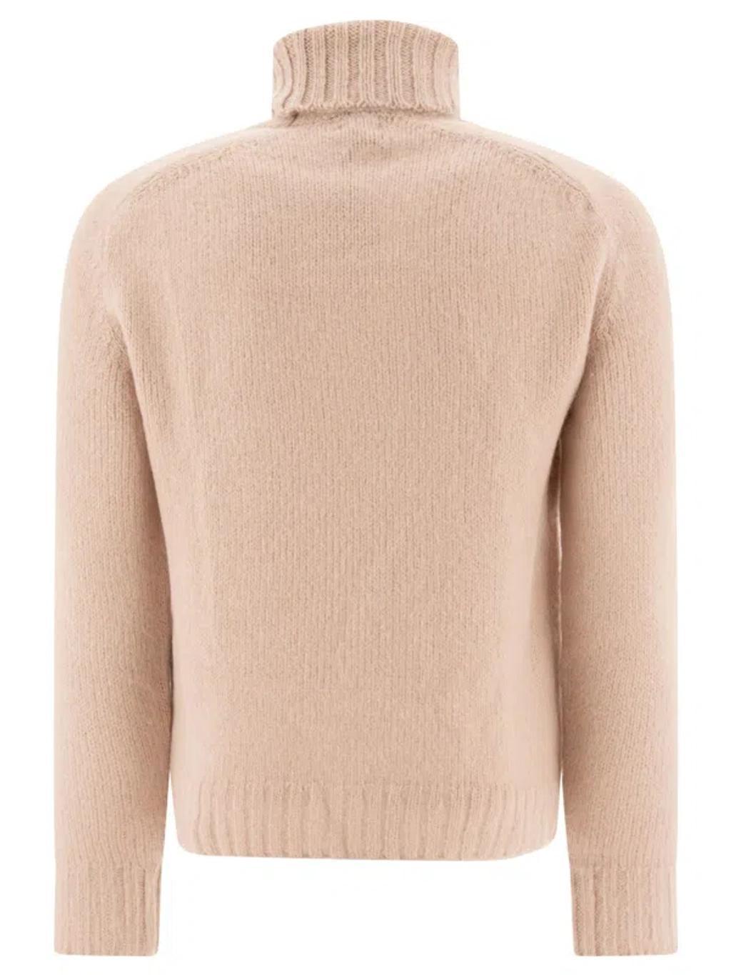 TOM FORD Mohair Turtleneck Sweater Knitwear Pink Product Image