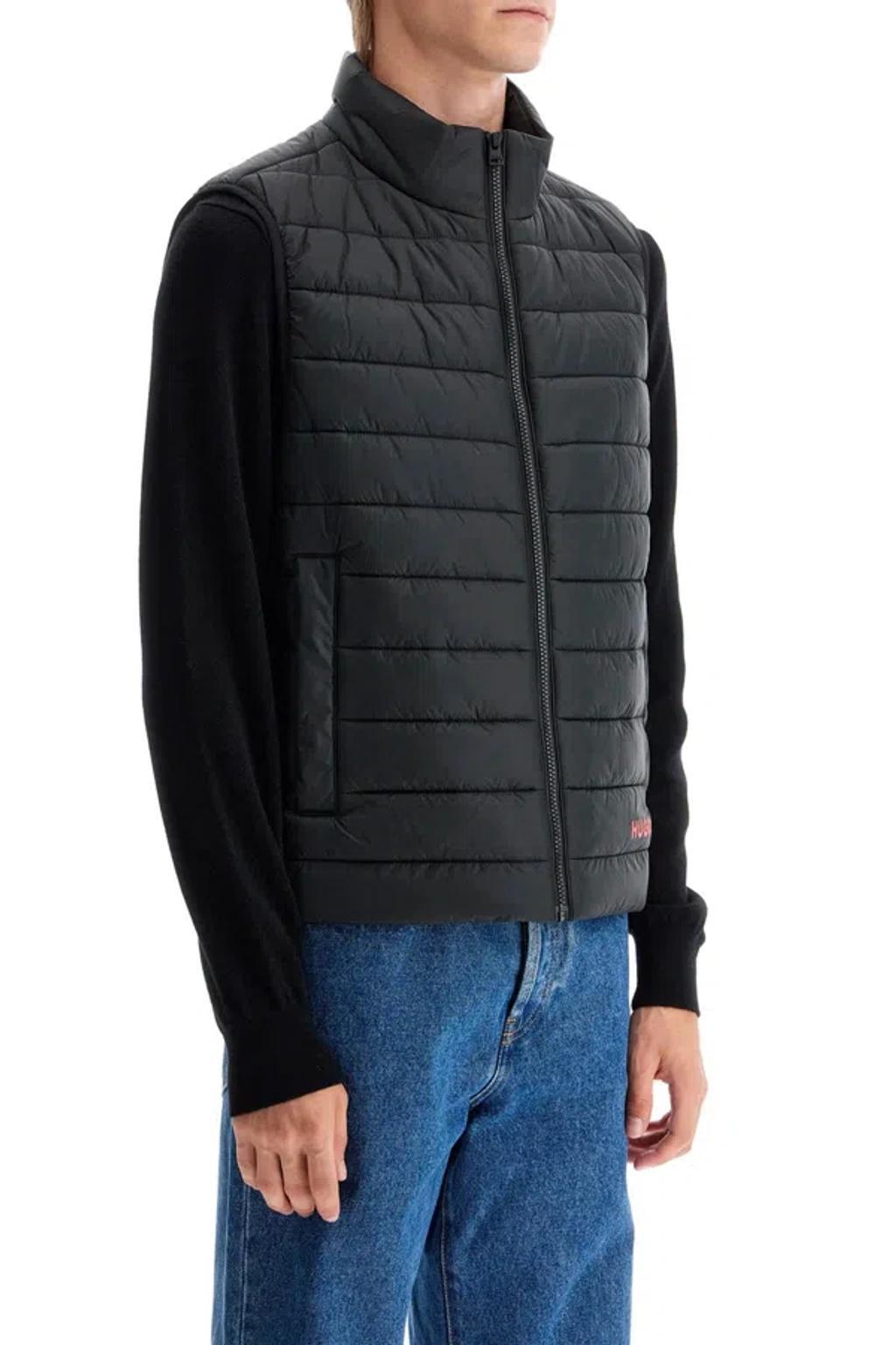 HUGO BOSS Padded Brentino Vest In Black Product Image