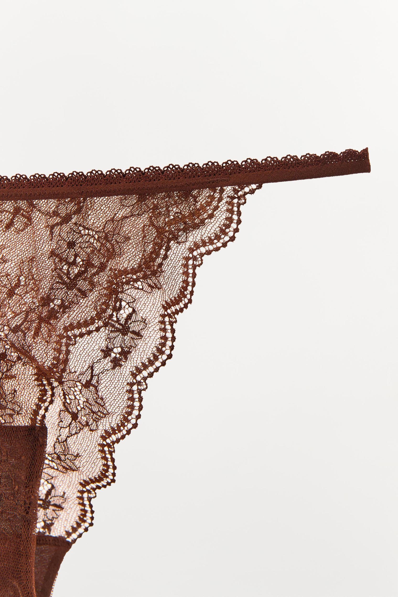 FLORAL LACE PANTIES Product Image