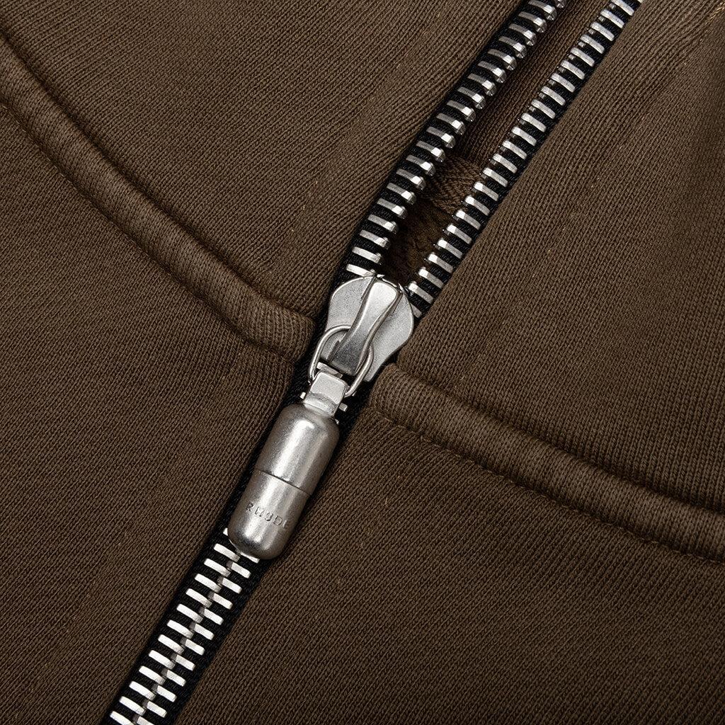 Quarter Zip - Brown Male Product Image