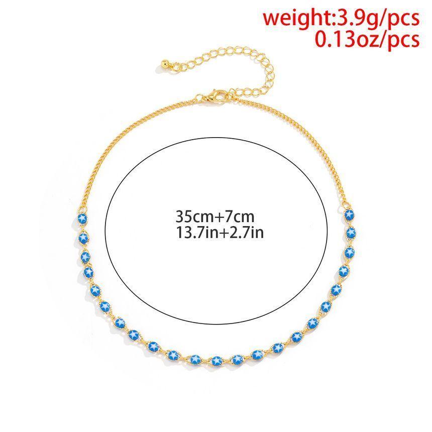 Acrylic Bead Alloy Necklace Product Image