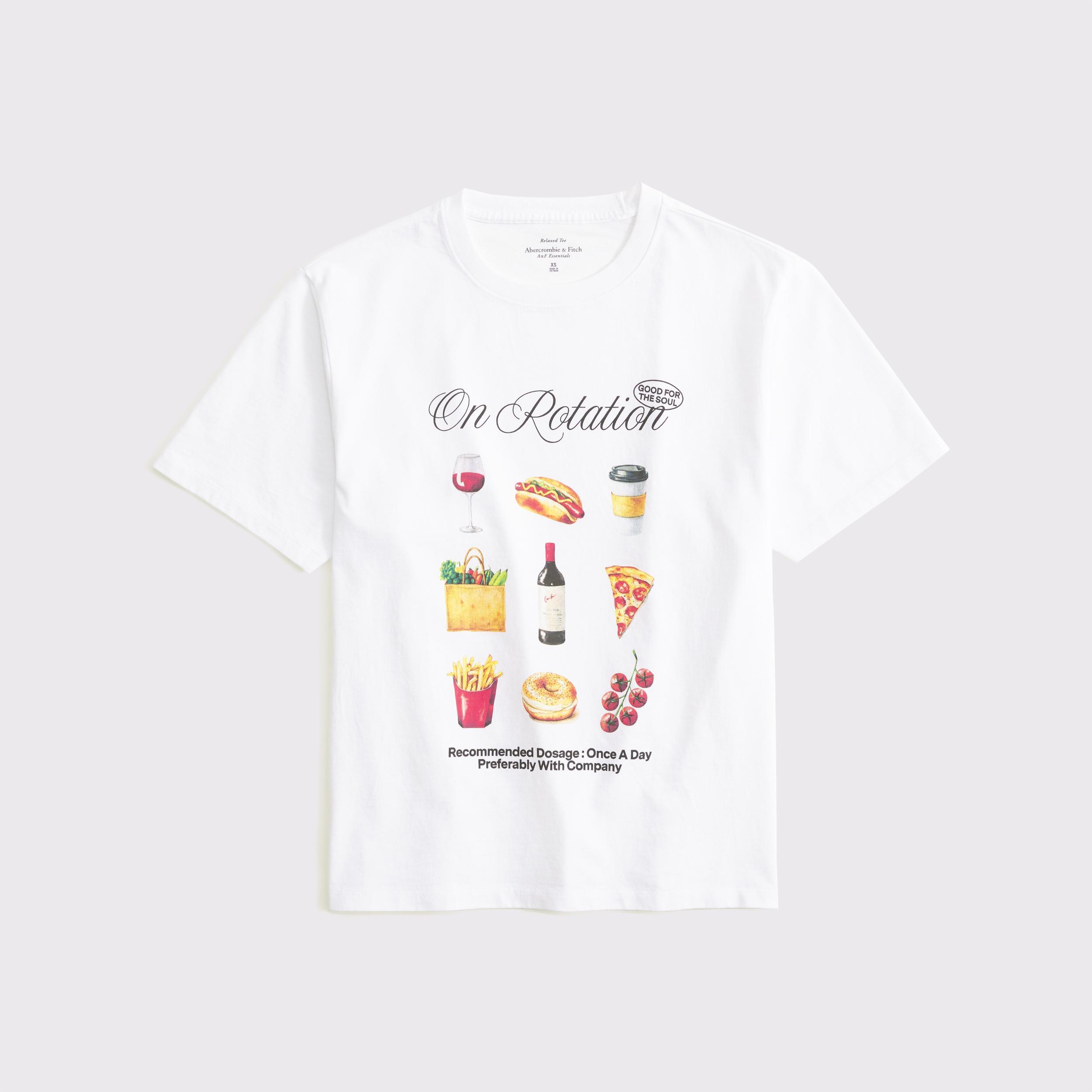 Short-Sleeve Food Graphic Relaxed Tee Product Image