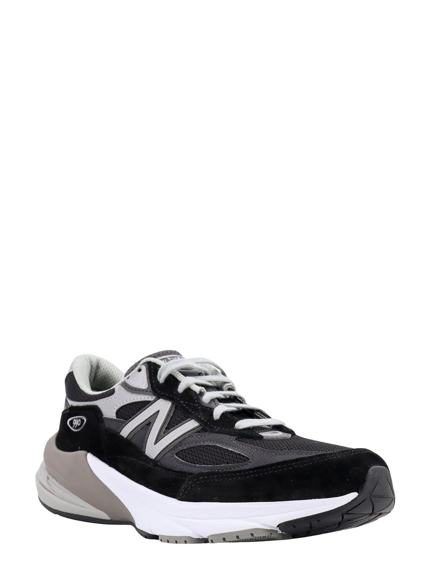 NEW BALANCE Printed Suede Mesh Sneakers With Cushioned Sole In White Product Image