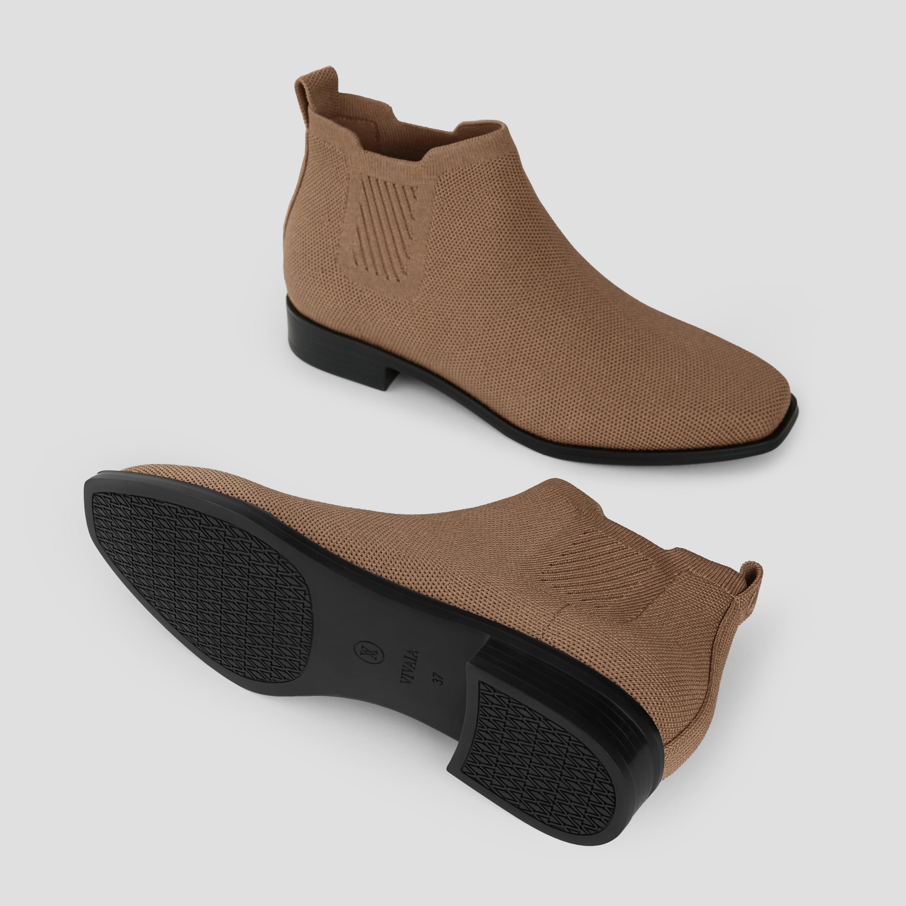 Square-Toe Water-Repellent Ankle Boots (Riley Pro) Product Image