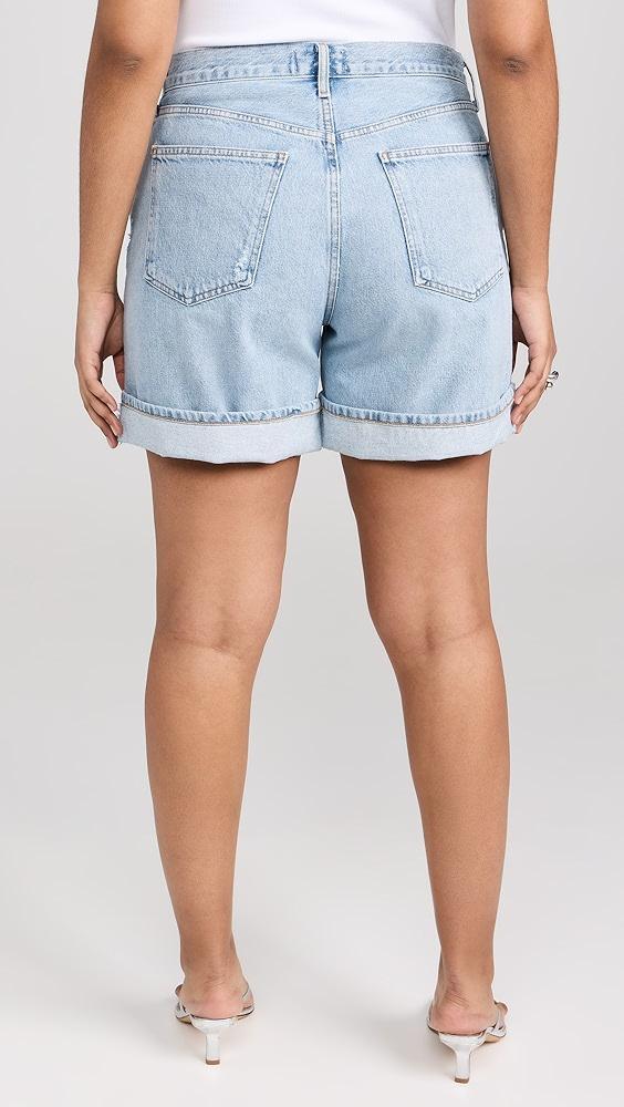 AGOLDE Dame Shorts: High Rise Baggy Cuff | Shopbop Product Image