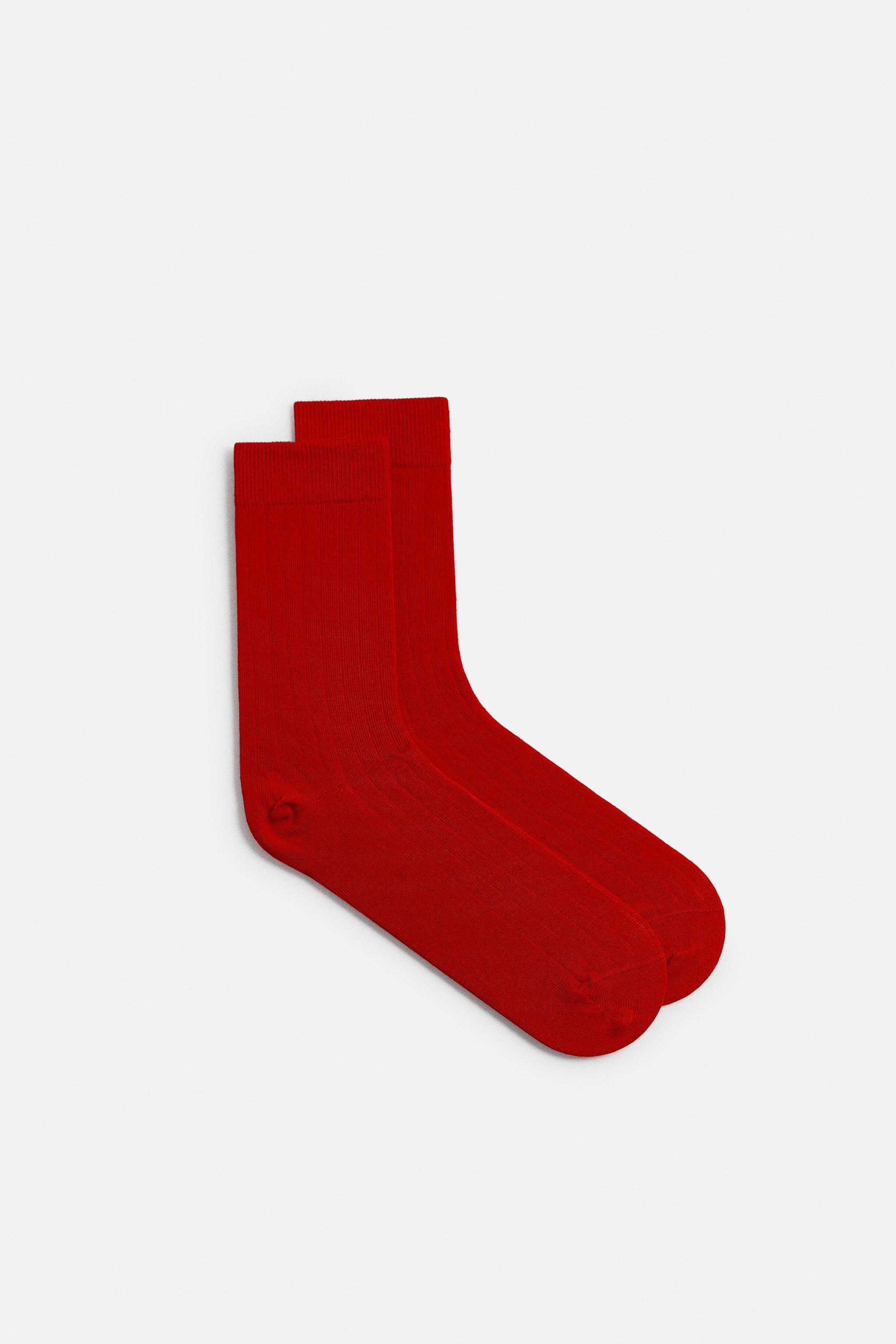 TEXTURED RIBBED SOCKS Product Image