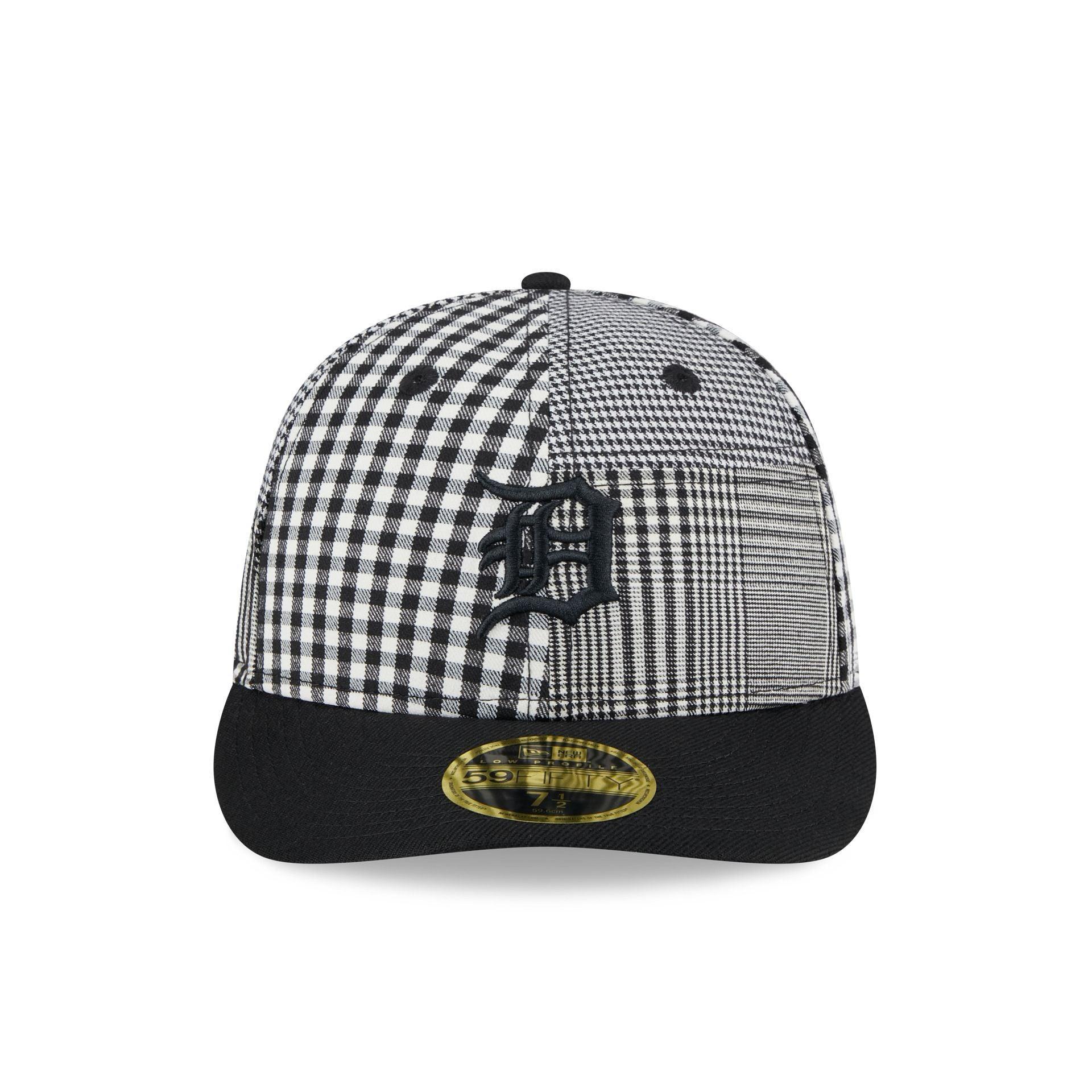 Detroit Tigers Patch Plaid Low Profile 59FIFTY Fitted Hat Male Product Image