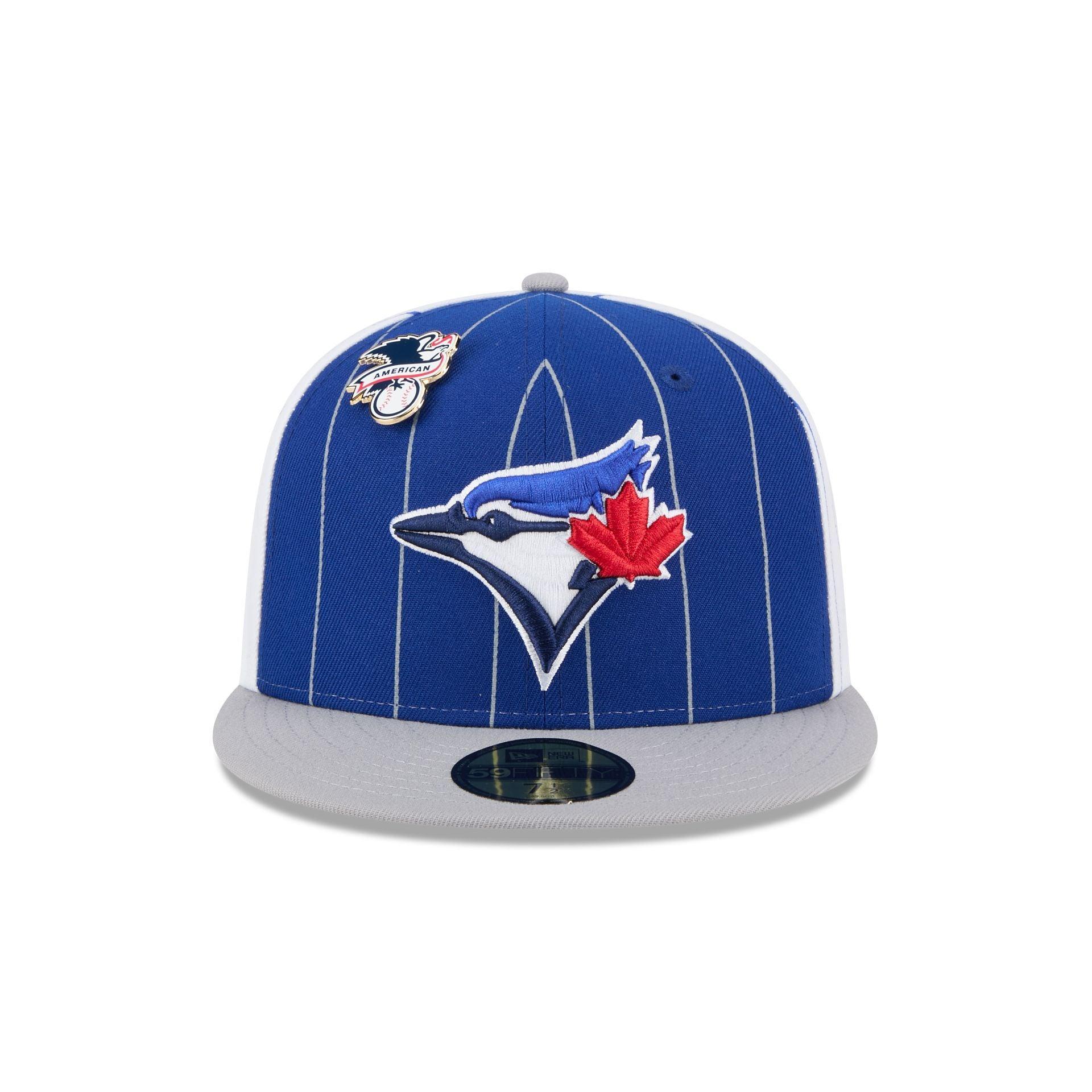 Toronto Blue Jays Pinstripe League Pin 59FIFTY Fitted Hat Male Product Image
