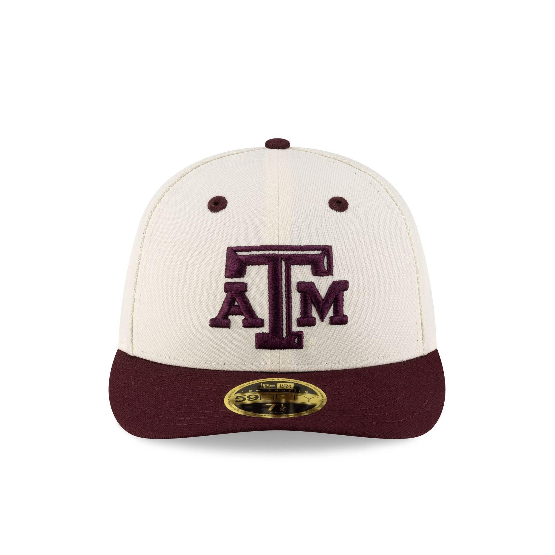 Texas A&M Aggies Chrome White Low Profile 59FIFTY Fitted Hat Male Product Image